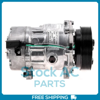 A/C Compressor SD7V16 for Volkswagen Golf, Jetta, Jetta City QR - Image 1 of 4
