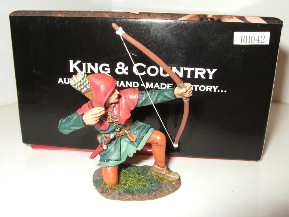 King and Country RH042, Robin Hood Series Fouke Fitzwilliam & Bow in 1:30 Scale - Image 1 of 3
