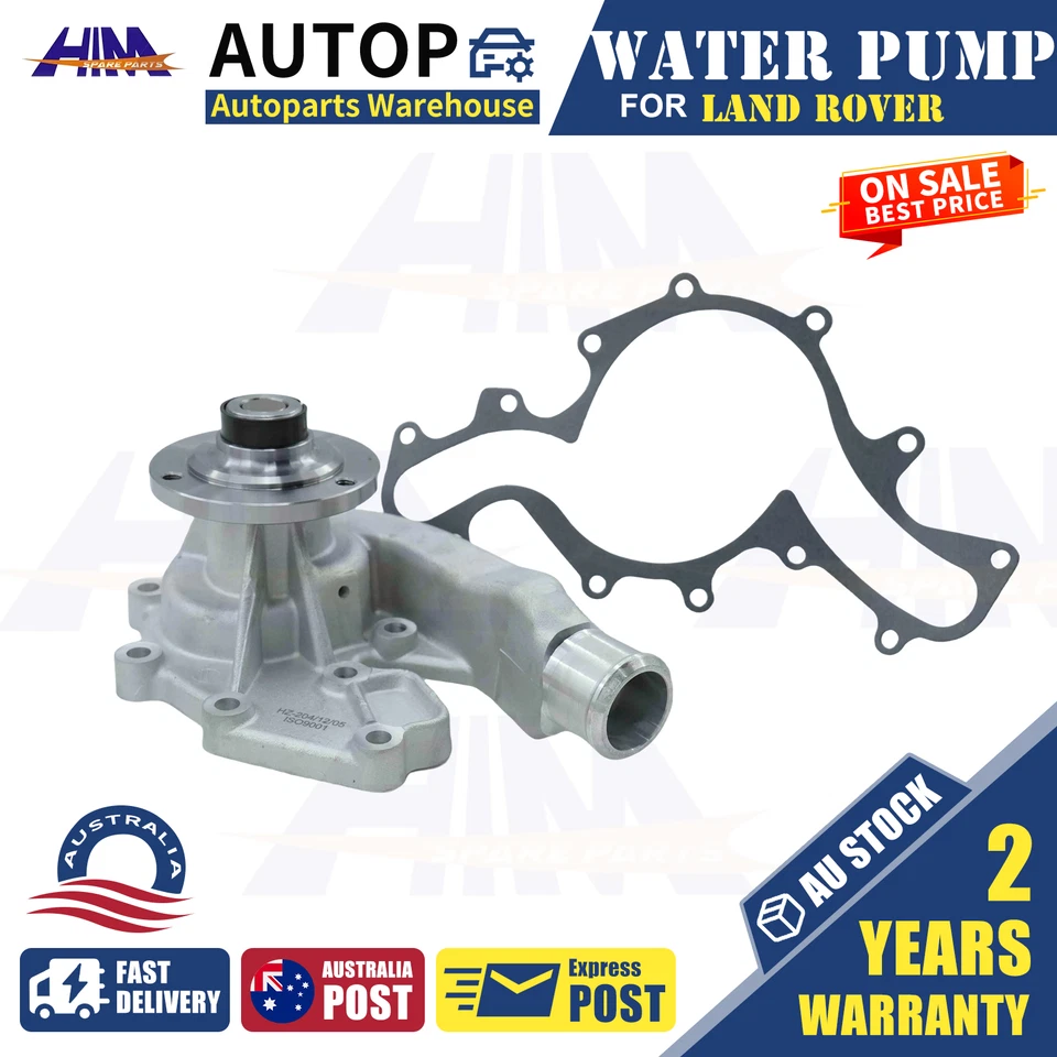 Water Pump for Land Rover Discovery L318 LJ Range Rover P38A 1993-2004 3.9L 4.6L - image 1 of 4