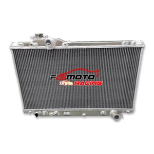 Radiador de aluminio AT/MT para Toyota Supra JZA80 2JZ-GTE cupé 3,0 turbo 1993-1998 - Imagen 1 de 5