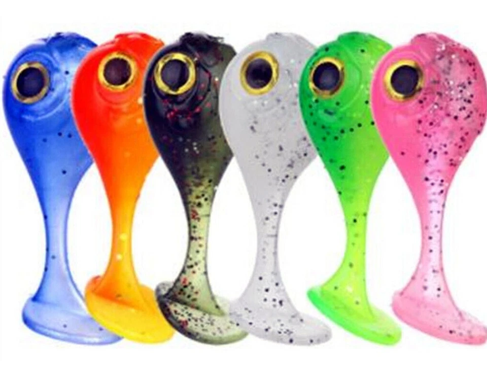 5 STÜCKE Weiche Angelköder Jigs Swimbaits Jigging Wobbler Bass Pike Silikonköder - Bild 1 von 1