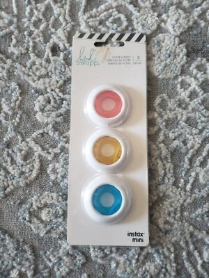 Heidi Swapp FUJIFILM INSTAX MINI 7S/8 FILTER LENS FILTER 3 PACK COLOR NEW  - Image 1 of 3