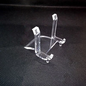 Easel stand, acrylic, slab stand, 2 inch, small, display stand, #O-205 - Picture 1 of 5