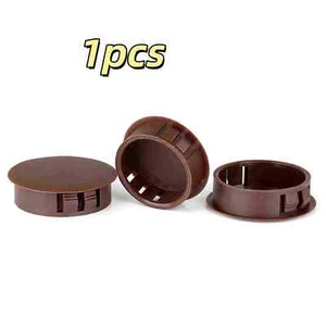 Hole Plugs Round Brown Plastic Blanking Masking Finishing Inserts Bung End Caps - Picture 1 of 33