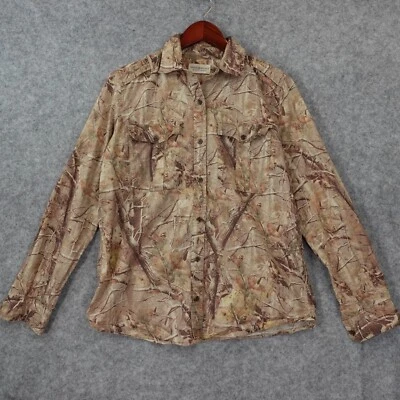 Camisa De Colección Ralph Lauren Denim Supply Pequeña Caza Árbol Real Camuflada Occidental Y2K Foto 1 de 4