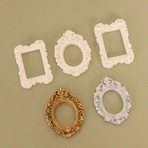 Resin Doll House Mini Picture Frame Simulation Picture Frame House Decoration - Picture 1 of 16