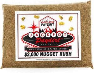 '2K Nugget Rush' Gold Paydirt Panning Pay Dirt Bag – Gold Prospecting Concentrat - Picture 1 of 5