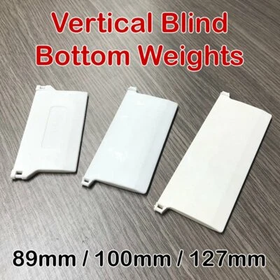 Vertical Blind Bottom Weight Slats Chain Style Parts DIY Repair 89mm 100mm 127mm - image 1 of 4