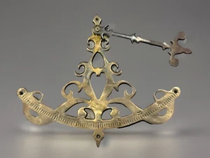 Vintage Brass Nautical Inclinometer Ship Boat Pendulum Wall Hanging (13D) - Picture 1 of 5