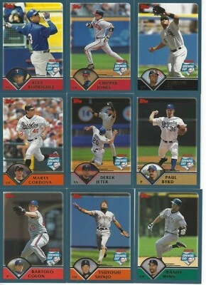 2003 Topps Baseball Opening Day Card Pick Your Cards Complete Your Set - Image 1 of 4