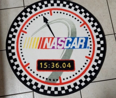 Alfombra de puerta redonda NASCAR 27 pulgadas usada nunca usada excelente estado Foto 1 de 4
