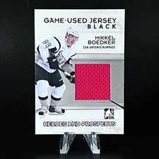 Mikkel Boedker 2009-10 ITG Heroes and Prospects Game-Used Jersey Black #M-47