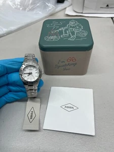 Fossil Silver Sport Classic Ladies Bezel Analog Quartz Watch PR5335 BRAND NEW - Picture 1 of 9