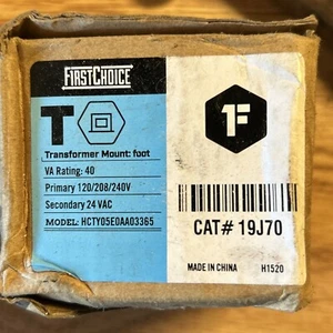 🔥First Choice HVAC Transformer Mount Foot 19J70 24VAC HCT05E0AA03365 H4722 - Picture 1 of 2