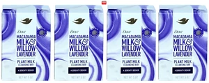 Dove Serenity Seeker Macadamia Milk & Willow Lavender Bar Soap, 5 oz - Pack of 4 - Picture 1 of 4