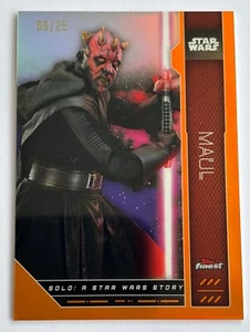 2023 Topps Star Wars Finest Orange Refractor Maul /25 - Bild 1 von 3