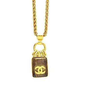 Chanel Pendant Coco Mark Colored Stone 97A Vintage Women's Accessories  #O1273 - Picture 1 of 6