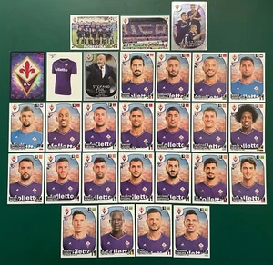 28 FIGURINE STICKERS CALCIATORI PANINI 2017-18 FIORENTINA COMPLETA CON CHIESA - Picture 1 of 1