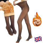 220g Xl Women Thermal Fleece Lined Tights Warm Fake Translucent Pantyhose Large