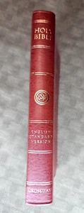 HEILIGE BIBEL englische Standardversion, kompaktes dünnes hellbraunes Leder, 2005 Crossway - Bild 1 von 12