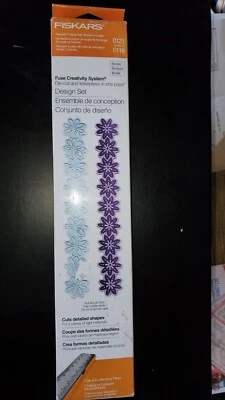 Fiskars Fuse Creativity System Design Set 0121 0118 Border Die Letterpress New - Image 1 of 2