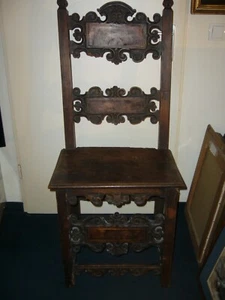 Original Renaissance Stuhl Italien Florenz Firenze Toscana u 1520 Italien Medici - Bild 1 von 21