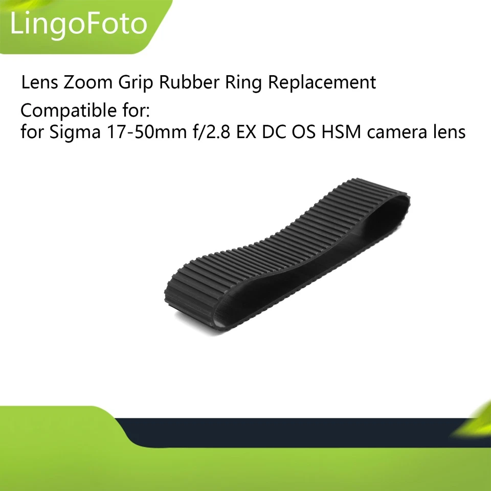 Сменное резиновое кольцо с зум-захватом для объектива Sigma 17-50 мм f/2.8 EX DC OS HSM - Изображение 1 из 4