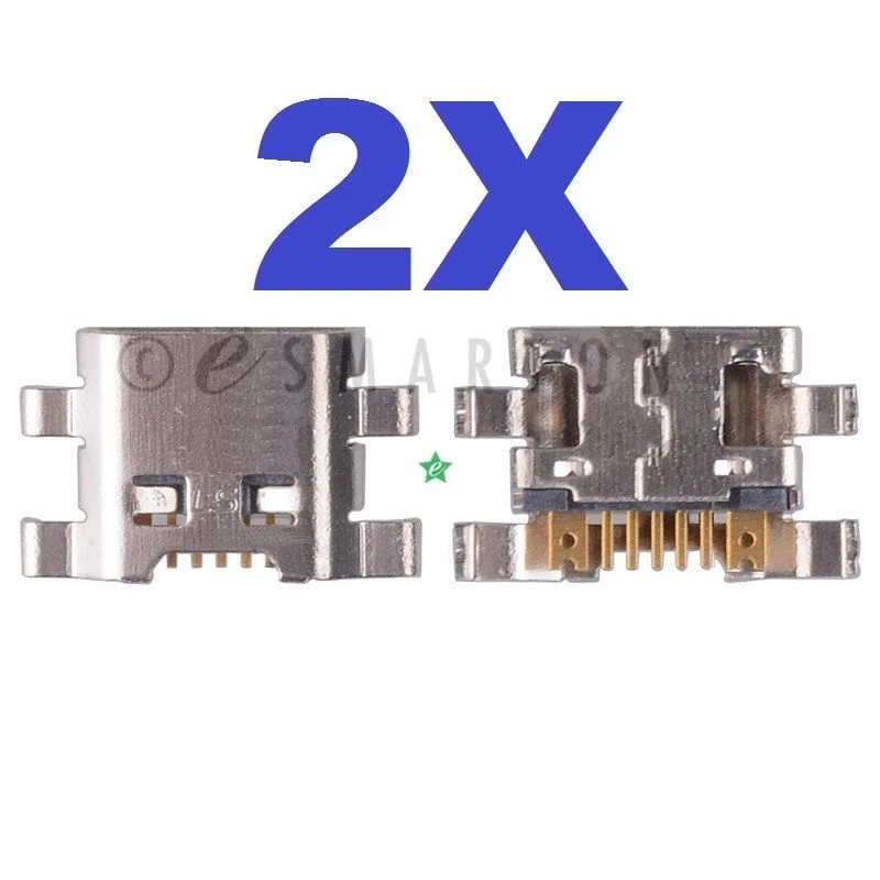 2X LG X Charge US601 SP320 X500 M320 M322 L63BL Cargador Micro USB Puerto de Carga Foto 1 de 1