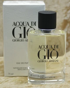 ACQUA DI GIO GIORGIO ARMANI EAU DE PARFUM 2.5 OZ REFILLABLE SPRAY SEALED - Picture 1 of 10