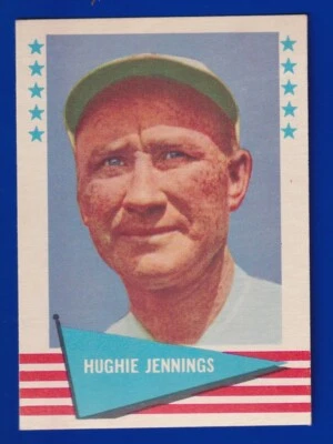 HUGHIE JENNINGS dodgers 1961 FLEER #47 NEARMINT/NM-MINT SHARP CORNERS NO CREASES - Image 1 of 2