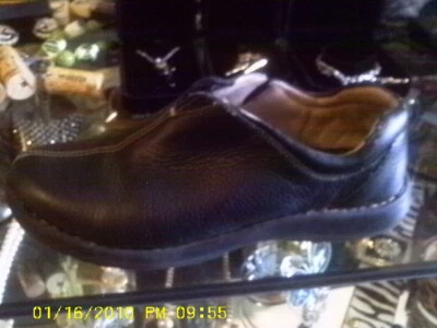 SONOMA Fae Women's SIZE 6 M Black Leather Life & Style Slip On Clogs  - Изображение 1 из 4