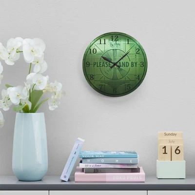 Fallout New Vegas Hazard Clock, Unique Retro Wall Decor, 8x8 or 10.75x10.75 - Image 1 of 4