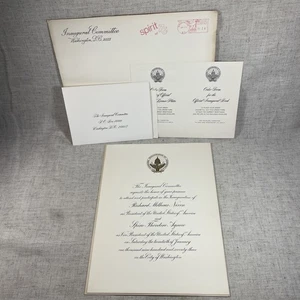 Nixon Agnew Einweihung Einladung Original Umschlag gestempelt 2. Januar 1973 - Bild 1 von 8