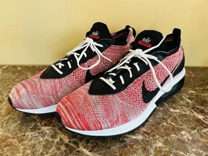 Nike Air Max Flyknit Racer Men's 12 University Red FD2764-600 Athletic Sneaker - Picture 1 of 10