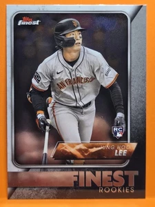 Jung Hoo Lee 2024 Topps Finest Rookie San Francisco Giants #FRD-18 RC - Foto 1 di 3