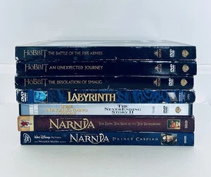 Sword and Sorcery Fantasy DVD Lot The Hobbit / Narnia / Labyrinth Fast Shipping - Picture 1 of 1