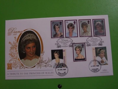 C# BENHAM GOLD PRINCESS DIANA MULTI SHS INC UGANDA & TANZANIA , LTD ED 10 OF 150 - Image 1 of 2