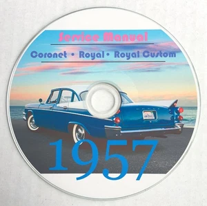 1957 Dodge Coronet, Royal, Custom Royal Service Manual - Bild 1 von 3