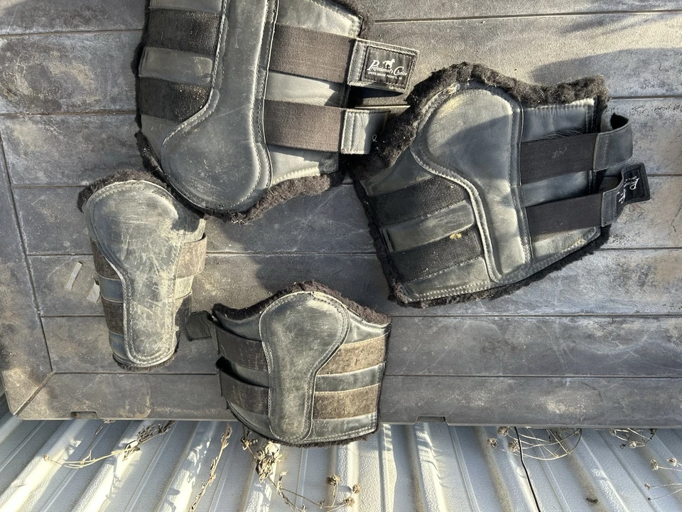 Botas de doma de cuero/piel de oveja Professionals Choice. Negro. Mediano/Grande  Foto 1 de 4