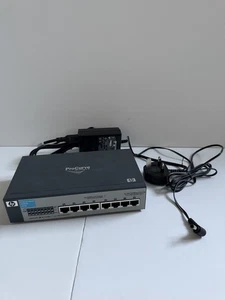 HP ProCurve 1400-8G Network Switch J9077A 8-Port Gigabit 1000-MBIT/S with PSU - Picture 1 of 4