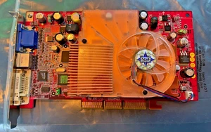 RARE MSI GeForce4 Ti4200 VTD8X AGP 64MB "Red Devil" Graphics Card Tested - Picture 1 of 2