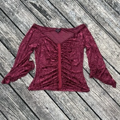 Y2K Whimsygoth Sheer Babydoll Bell Sleeve Top - Image 1 of 4