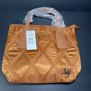 Lug Alto Tote Bag Matte Luxe Vegan Leather Alto-Copper New w/tags - Picture 1 of 16