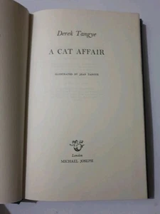 A Cat Affair By Derek Tangye 1974 Vintage Hardcover Animal Fiction Book - Picture 1 of 10
