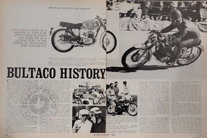 1968 Bultaco History 6p Article Tralla Roadster Trials - Picture 1 of 1