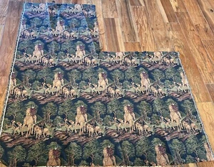 Fuchsjagd Jagd Jacquard Webstuhl Wandteppichplatte #4 - Bild 1 von 9