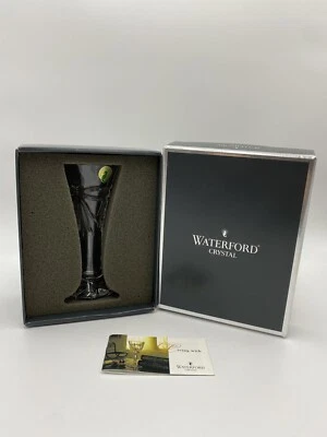 Waterford Crystal Happy Anniversary Stem Vase 117054 New With Box.      E8 - Image 1 of 4