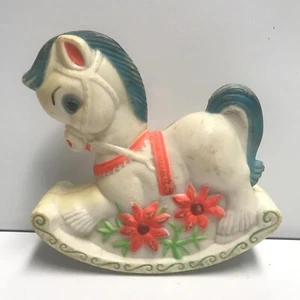 Vintage 1967 Glockenspiel Glocke Schaukelpferd Rassel Kitsch Kindheit Interessen Inc. - Bild 1 von 12