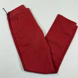 Dockers Pants Men 29X32 Red Straight Fit Casual Chino 100% Cotton - Picture 1 of 10