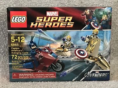 LEGO 6865 Capitán América’s Avenging Cycle **NUEVO** **COMO NUEVO** Foto 1 de 2